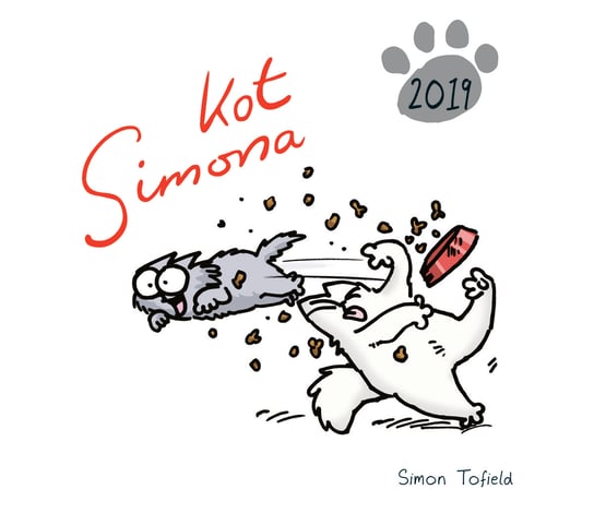 Kalendarz biurkowy 2019, Kot Simona 