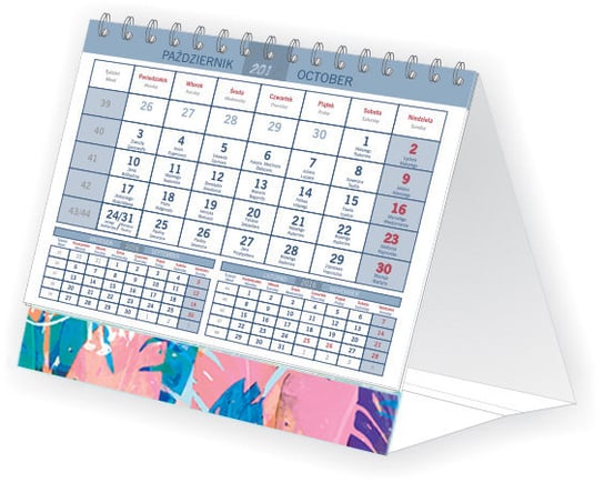 Kalendarz biurkowy  2019, Lux Lizard