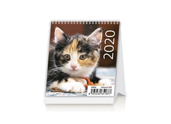 Kalendarz biurkowy 2020, Kotki 