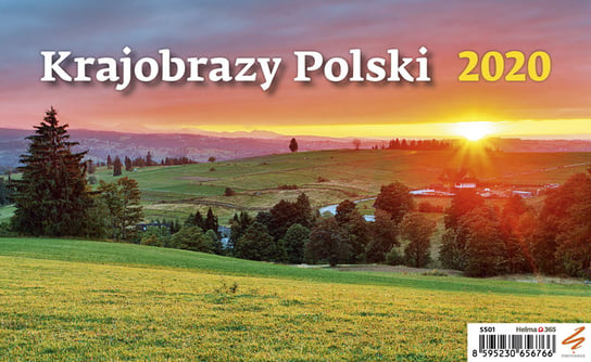 Kalendarz biurkowy 2020, Krajobrazy Polski 