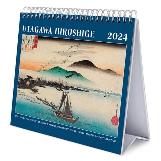 Kalendarz biurkowy 2024 miesięczny B5 Grupo Erik Hiroshige Ando Grupo Erik