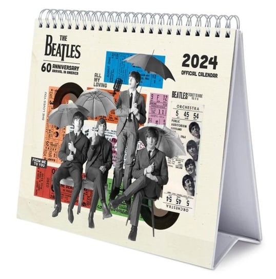 Kalendarz biurkowy 2024 miesięczny B5 Grupo Erik The Beatels Grupo Erik