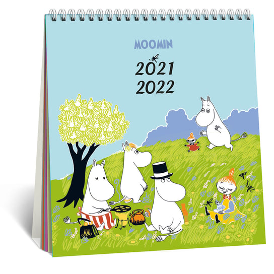 Kalendarz biurkowy, szkolny, Muminki 2021/2022 Eurograf BIS
