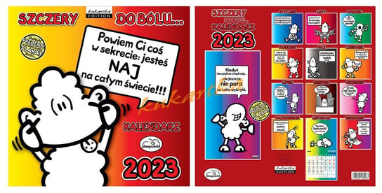 Kalendarz Classic Q SHEEP SZCZERY, 2023 Passion Cards