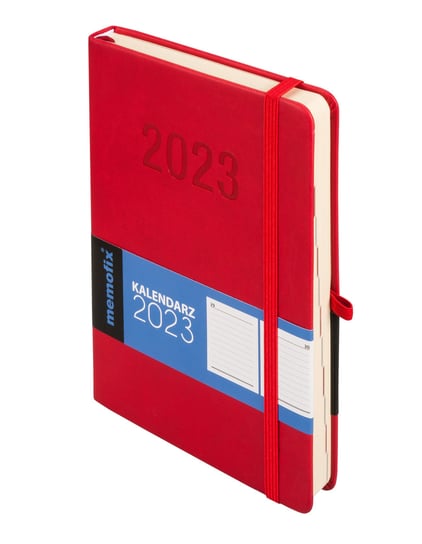 Kalendarz dzienny, 2023, A5, Czerwony Antra Ryszard Polubiec