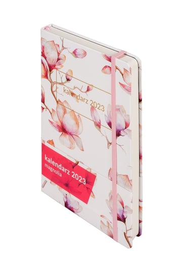 Kalendarz dzienny, 2023, A5, Magnolia, Różowy Antra Ryszard Polubiec