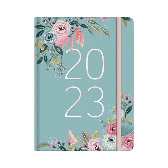 Kalendarz dzienny, 2023, B6, Różowe róże Albi