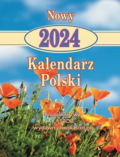 Kalendarz dzienny, 2024, Zdzierak Nowy Kalendarz Polski KASTOR