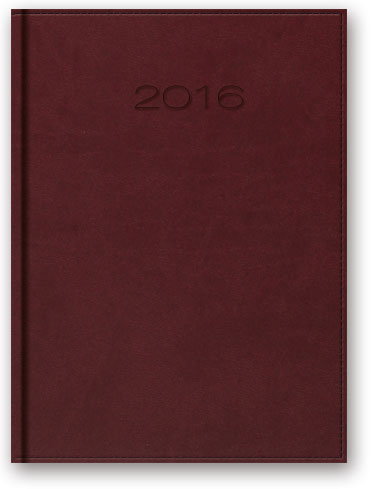 Kalendarz książkowy 2016, format A5, oprawa Vivella Lucrum
