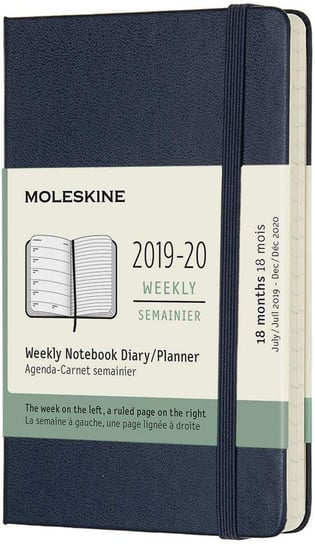 Kalendarz książkowy 2019/20, Moleskine, sapphire blue 