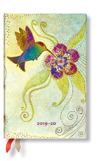 Kalendarz książkowy 2019/2020, Hummingbird Mini Horizontal Paperblanks