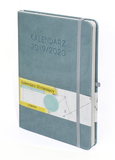 Kalendarz książkowy 2019/2020, miętowy Antra