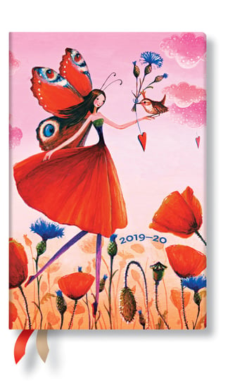 Kalendarz książkowy 2019/2020, Poppy Field  Mini Horizontal Paperblanks