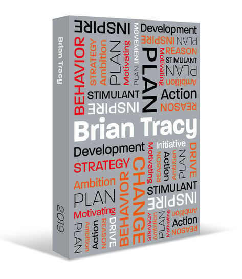 Kalendarz książkowy 2019, B5, Brian Tracy, szary 