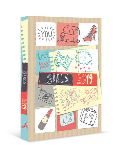 Kalendarz książkowy 2019, B6, Girls 