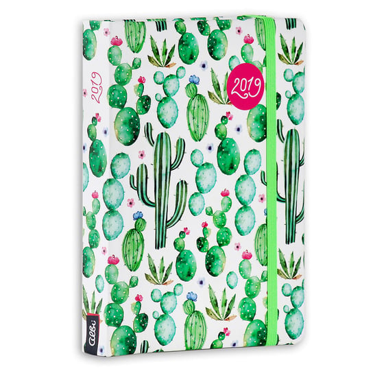 Kalendarz książkowy 2019, B6, Kaktusy 