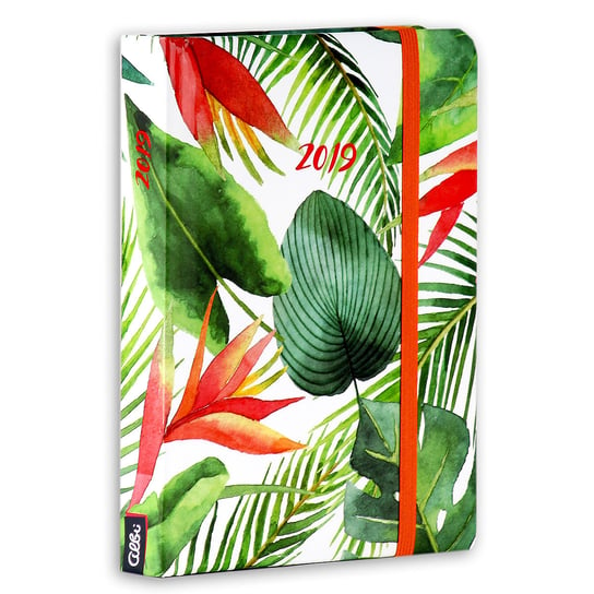 Kalendarz książkowy 2019, B6, Liście tropikalne ALBI