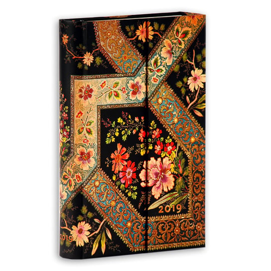 Kalendarz książkowy 2019, Filigree Floral Ebony, Paperblanks Paperblanks