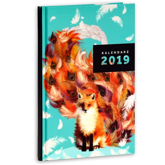 Kalendarz książkowy 2019, format A5, Fox Sztuka Rodzinna