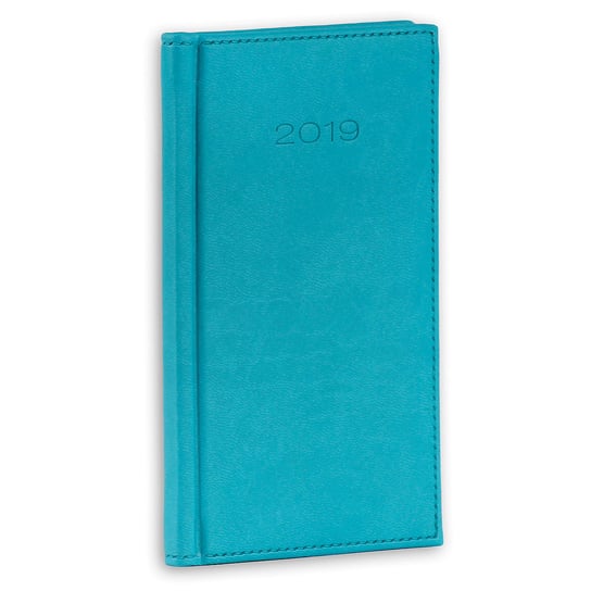 Kalendarz książkowy 2019, format A6, Vivella, turkusowy Lucrum