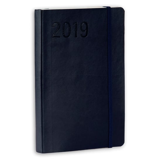 Kalendarz książkowy 2019, format B5, Impresja, granatowy Antra
