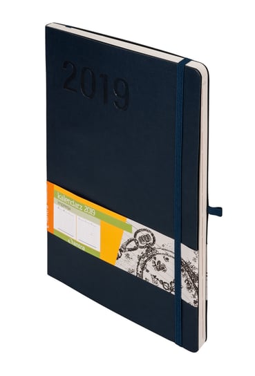 Kalendarz książkowy 2019, Impresja, granatowy 