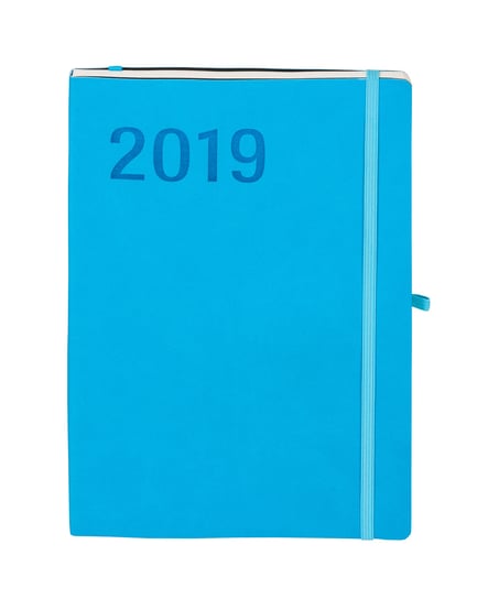 Kalendarz książkowy 2019, Impresja, niebieski 
