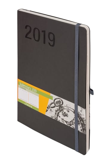 Kalendarz książkowy 2019, Impresja, szary 