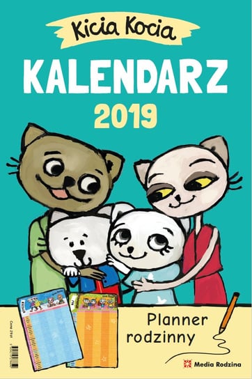 Kalendarz książkowy 2019, Kicia Kocia Media Rodzina
