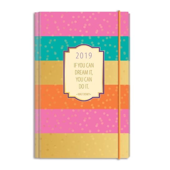 Kalendarz książkowy 2019, Lux Stripes Lizard