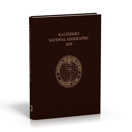 Kalendarz książkowy 2019, National Geographic, brązowy Burda Media Polska