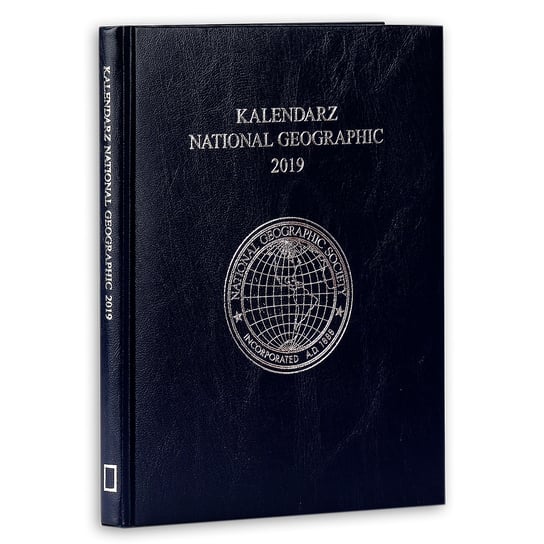 Kalendarz książkowy 2019, National Geographic, granatowy Burda Media Polska