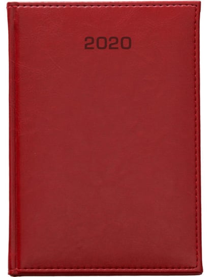 Kalendarz książkowy 2020, A4, czerwony Dazar