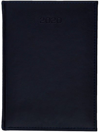 Kalendarz książkowy 2020, A4, granatowy Dazar