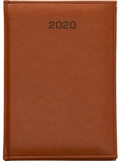 Kalendarz książkowy 2020, A4, notesowy, pomarańczowy Dazar