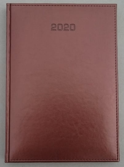 Kalendarz książkowy 2020, A5, brązowy Dazar