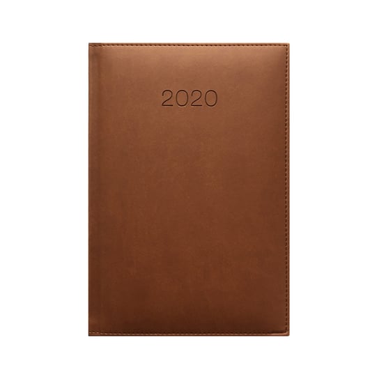 Kalendarz książkowy 2020, A5, brązowy Empik