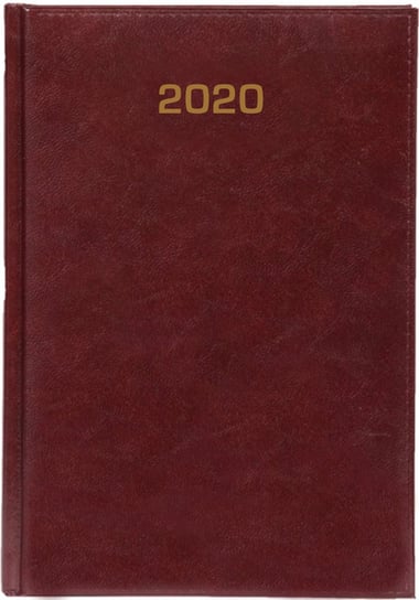 Kalendarz książkowy 2020, A5, czerwony Dazar