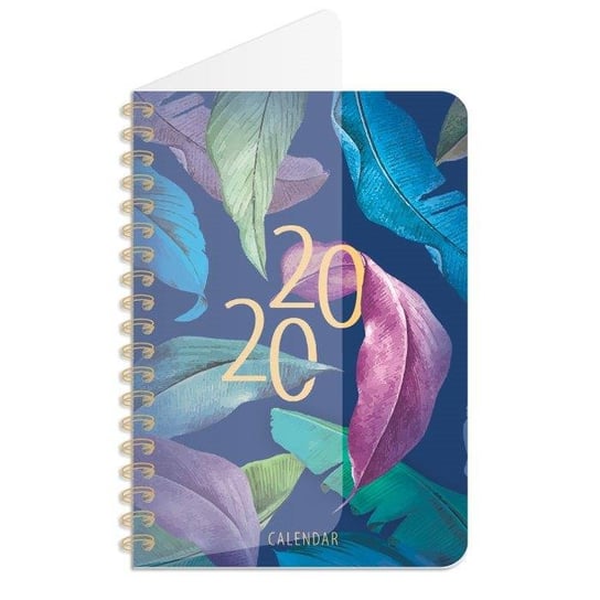 Kalendarz książkowy 2020, A5, Liście Lizard