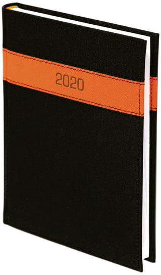 Kalendarz książkowy 2020, A5, Malaga, czarny WOKÓŁ NAS