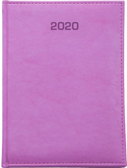 Kalendarz książkowy 2020, A5, różowy Dazar