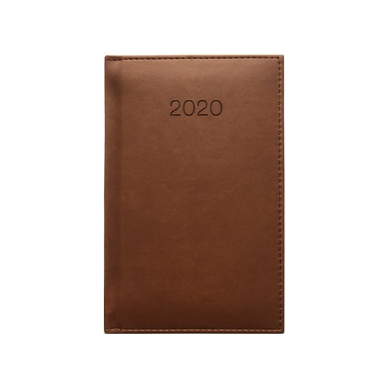 Kalendarz książkowy 2020, A6, brązowy Empik