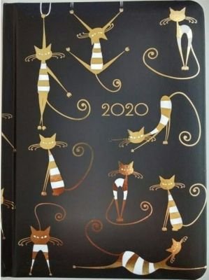 Kalendarz książkowy 2020, A6, koty ALBI