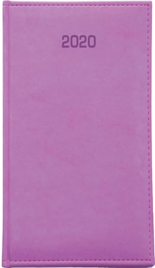 Kalendarz książkowy 2020, A6, różowy Dazar