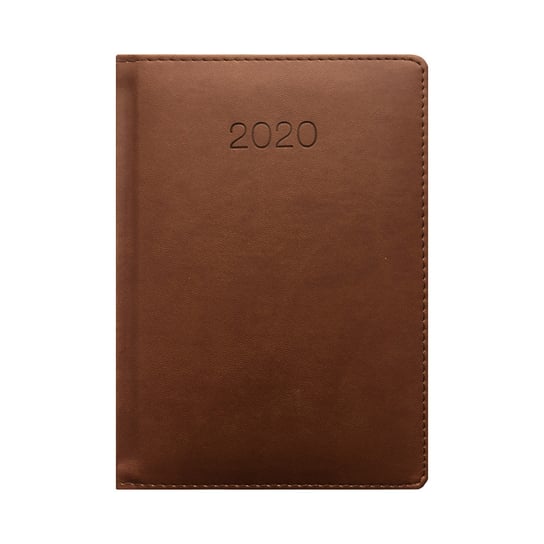Kalendarz książkowy 2020, B6, brązowy Empik