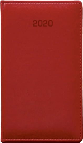 Kalendarz książkowy 2020, B6, czerwony Dazar