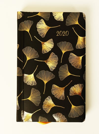 Kalendarz książkowy 2020, Black&white Złoty miłorząb Albi