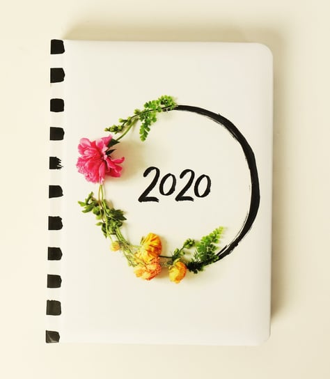 Kalendarz książkowy 2020, Flower Power - Zdjęcie kwiatów Albi