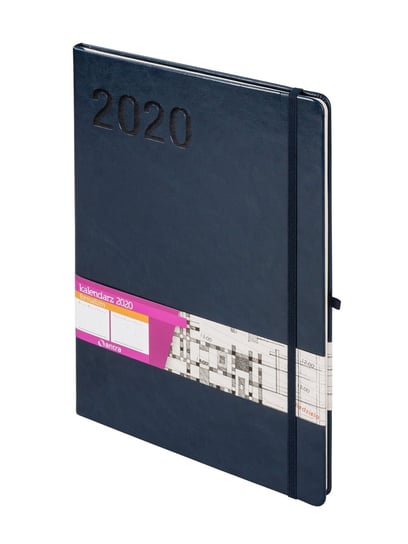 Kalendarz książkowy 2020, Formalizm, A4, granatowy Antra