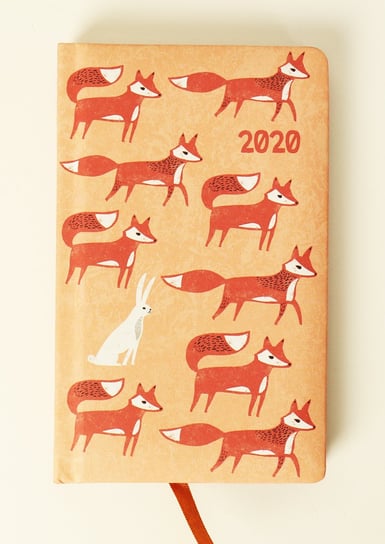 Kalendarz książkowy 2020, Funny animals, Lisy Albi